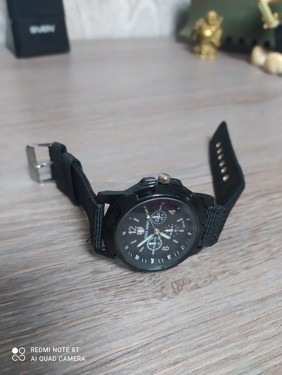 Мужские часы Swiss army черные, фото №9