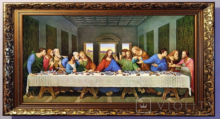 Painting ''The Last Supper'' giclee. reproduction