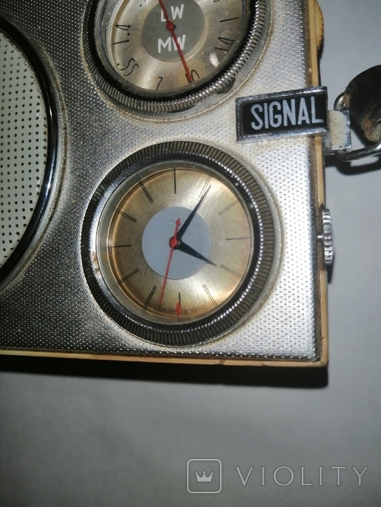 Радиоприемник Signal 601 с часами., фото №8