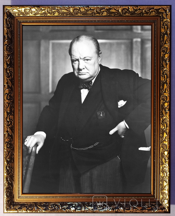 Portrait of ''Churchill''. reproduction