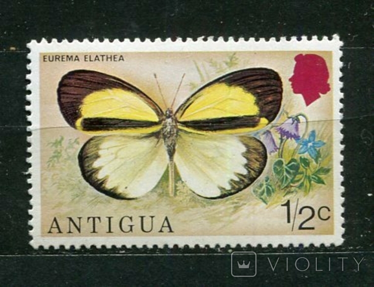 Антигуа, бабочка. MNH 1975 г.
