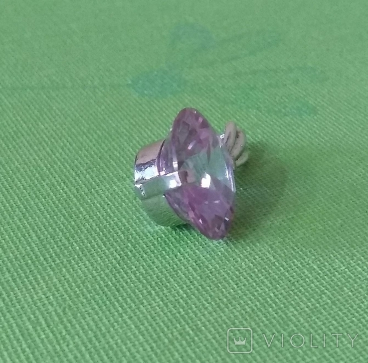 Кулон "Фиолетовый камень", фото №9