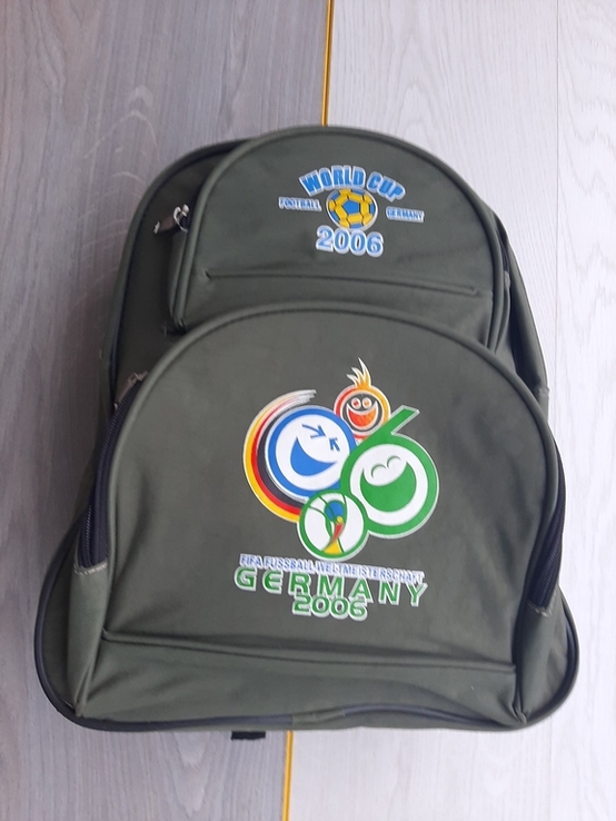 Крепкий подростковый рюкзак World cup 2006 (зеленый), фото №2