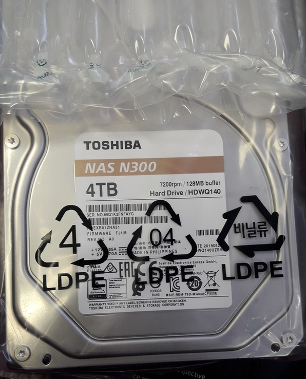Жесткий диск Toshiba N300 4Tb (HDWQ140EZSTA), numer zdjęcia 5