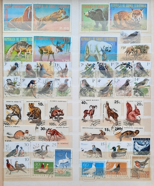Флора и фауна марки разных стран мира (606шт), фото №2