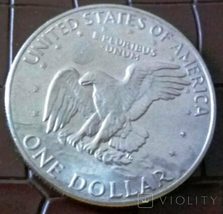 1 долар 1978 року США /посадка на Місяць/, фото №4