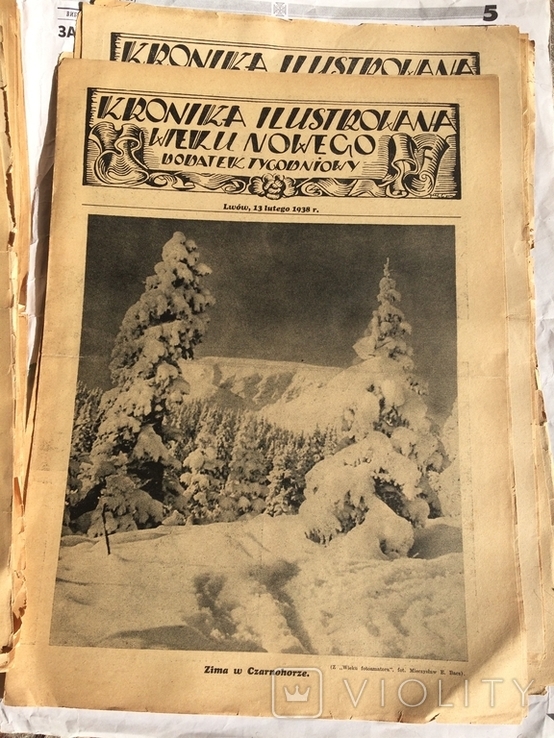  Kronika ilustrowana weku nowego dodatok tygodniowy 1/1/1938-25/9/1938, фото №10