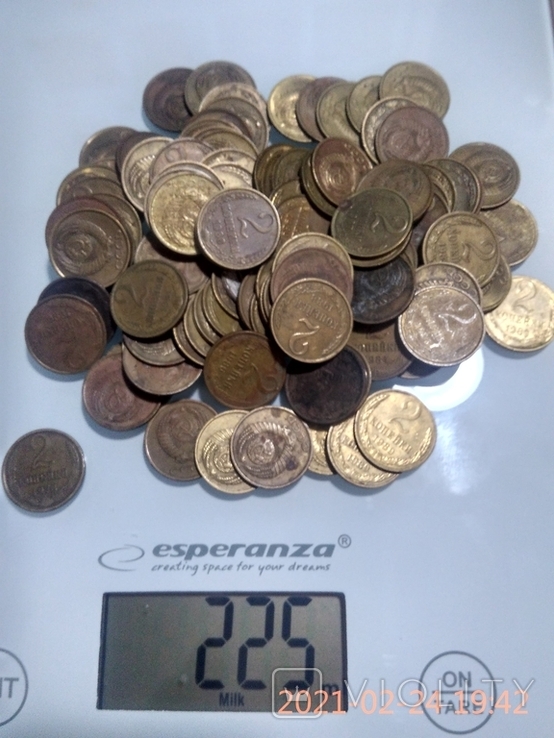 Монеты номиналом 2 копейки (СССР) 99 штук, фото №2