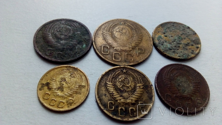Монеты СССР 50-х годов, фото №3