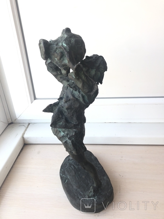 Статуэтка, скульптура, фигура. Бронза, патина. 1874-1942гг., фото №3