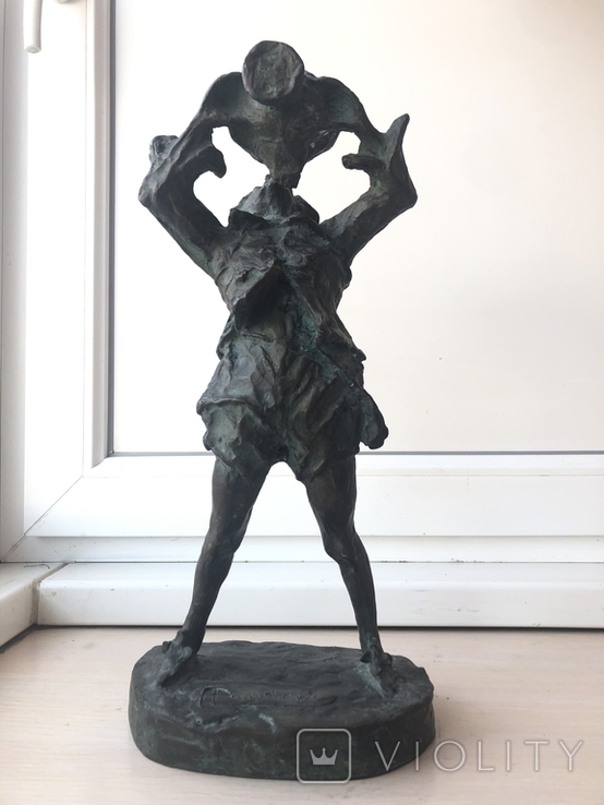 Статуэтка, скульптура, фигура. Бронза, патина. 1874-1942гг., фото №4