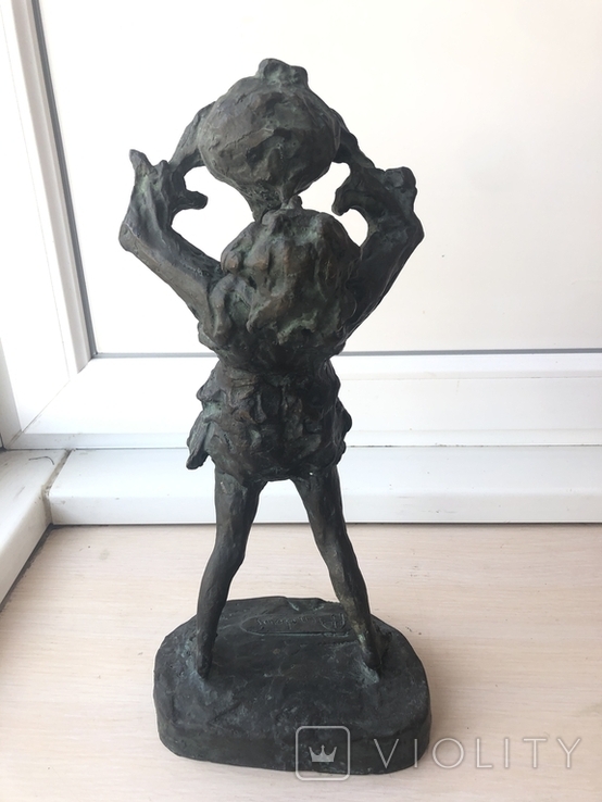Статуэтка, скульптура, фигура. Бронза, патина. 1874-1942гг., фото №5
