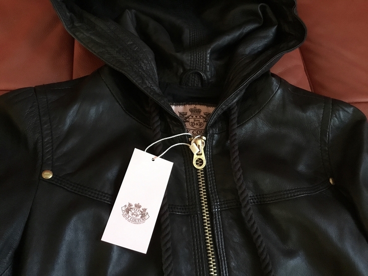 Стильная куртка Juicy Couture, USA, новая, натуральная кожа, фото №3