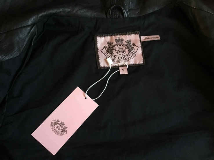 Стильная куртка Juicy Couture, USA, новая, натуральная кожа, numer zdjęcia 8