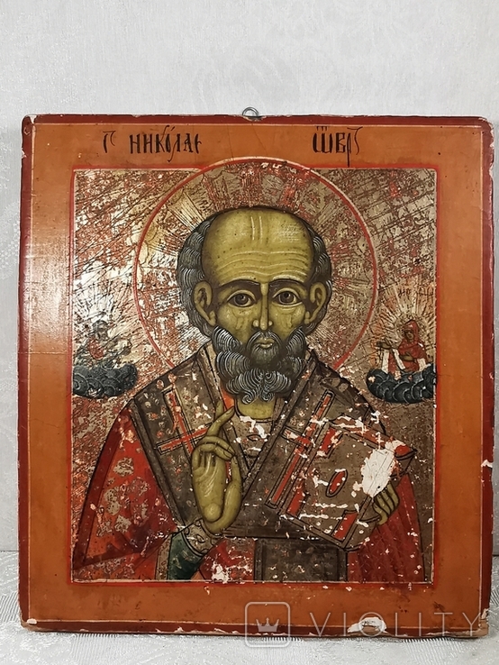 Икона святой Николай Чудотворец, фото №5
