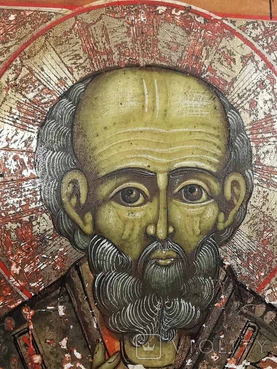 Икона святой Николай Чудотворец, фото №7