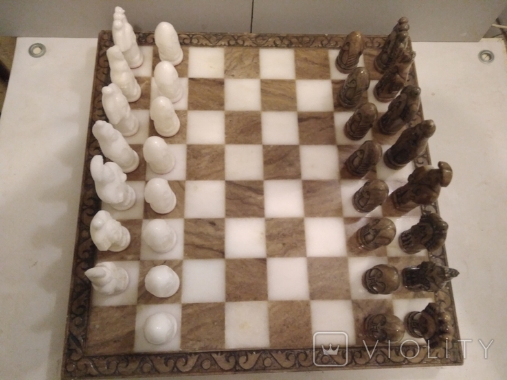 Шахматы "Пермский Звериный Стиль", каменные, фото №2
