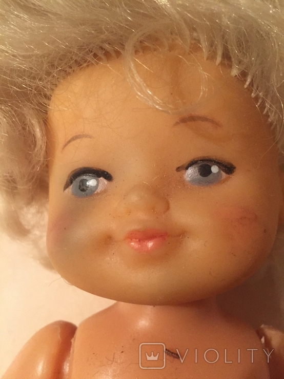  Кукла СССР резинках с клеймом. 25-27см., фото №7