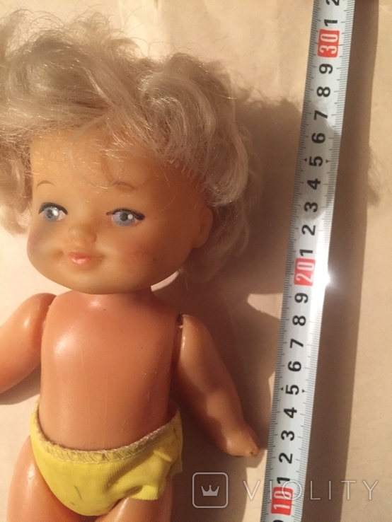  Кукла СССР резинках с клеймом. 25-27см., фото №10