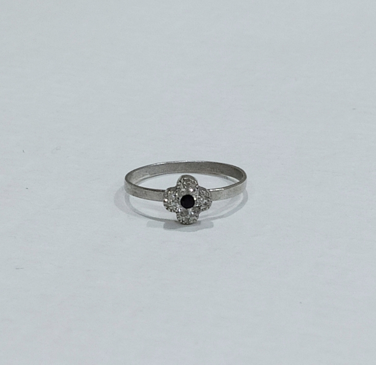 Серебряное кольцо, 16,5 размер, фото №3