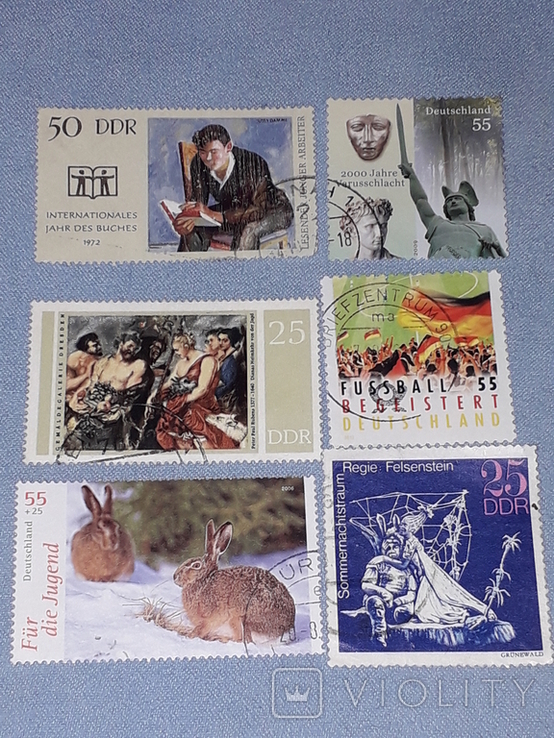 Почтовые марки Германии - 6 штук (3), фото №2
