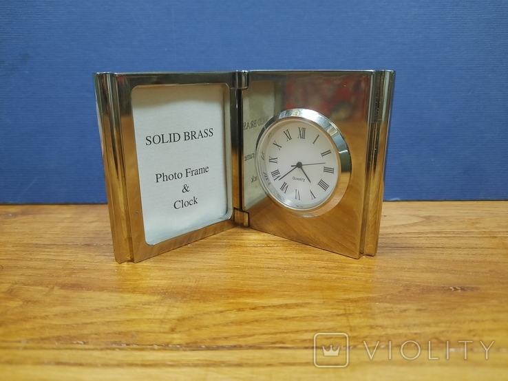 Настільний годинник з фоторамкою, фото №2