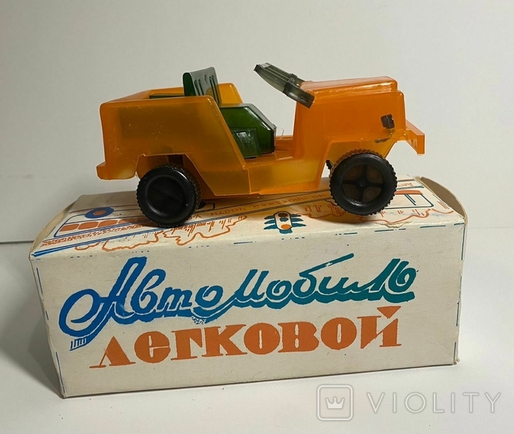 Заводная игрушка- автомобиль легковой. 1992 год (ОСТ17-296-75), photo number 4