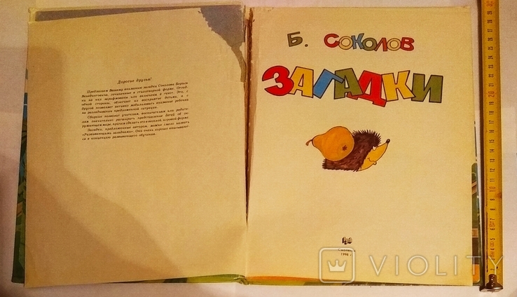 Торг Загадки 1998г., 455*300мм Детская литература детская книга, фото №4