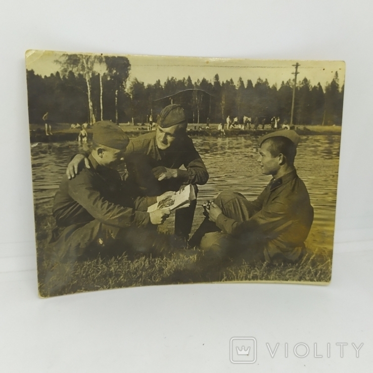 Фото 1940 р. Солдати Червоної армії, артилеристи, фото №2
