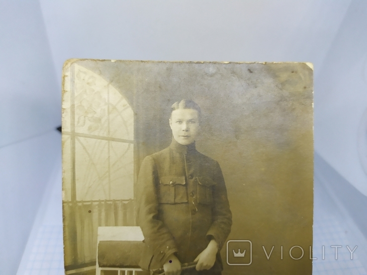 Фото 1919 р. Червоноармійський солдат. Вільно, фото №3