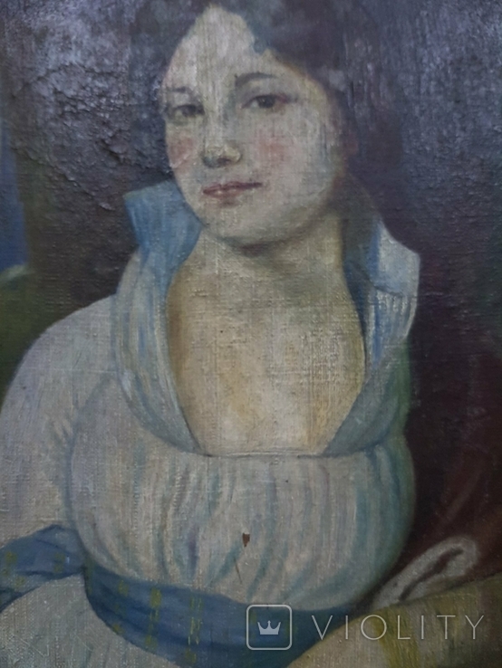 Портрет графини Лопухиной, копия работы Боровиковского, фото №5