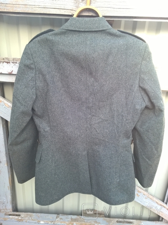 Китель - мундир - пиджак Швейцария армейский , шерсть - сукно,48 размер,1986г/в., фото №7