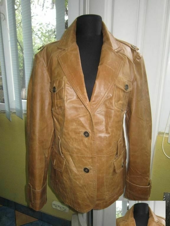 Оригинальная мужская кожаная куртка BoyseN's. Германия. Лот 985, фото №3