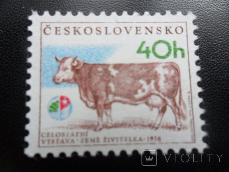 Фауна. Чехословакия. 1976 г. Корова. MLH