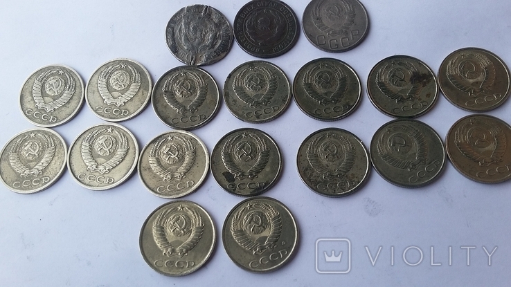 Подборка 20 коп. монет., фото №9