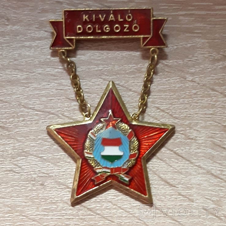 Медаль лучшему работнику Венгрия, фото №5