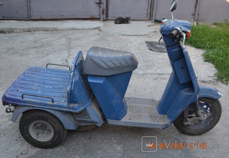 Японский трёхколёсный скутер Honda Gyro Up. + прицеп. Продажа владельцем, фото №4