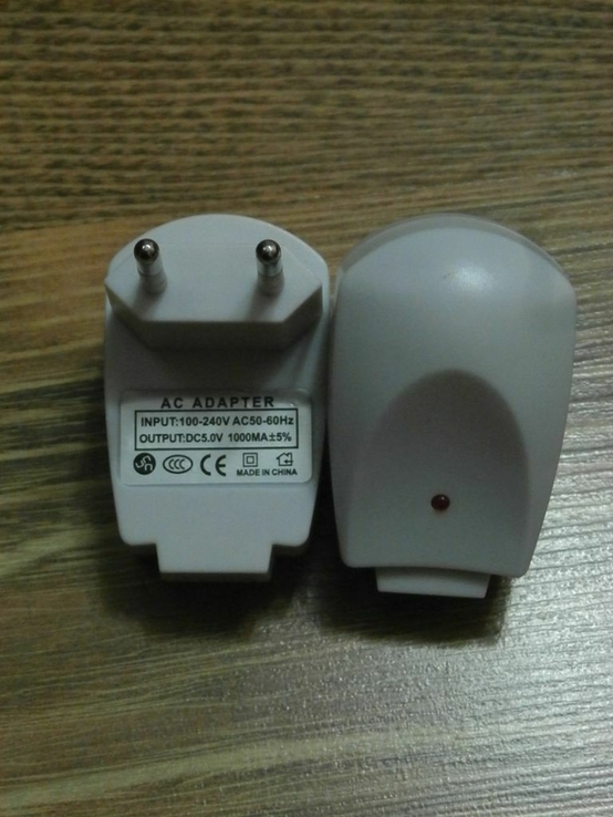 Сетевое зарядное USB HOME 1000 AM (white) 1шт, фото №3