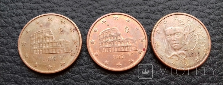 16 монет 5 евроцентов, фото №4