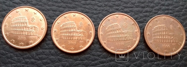 16 монет 5 евроцентов, фото №5