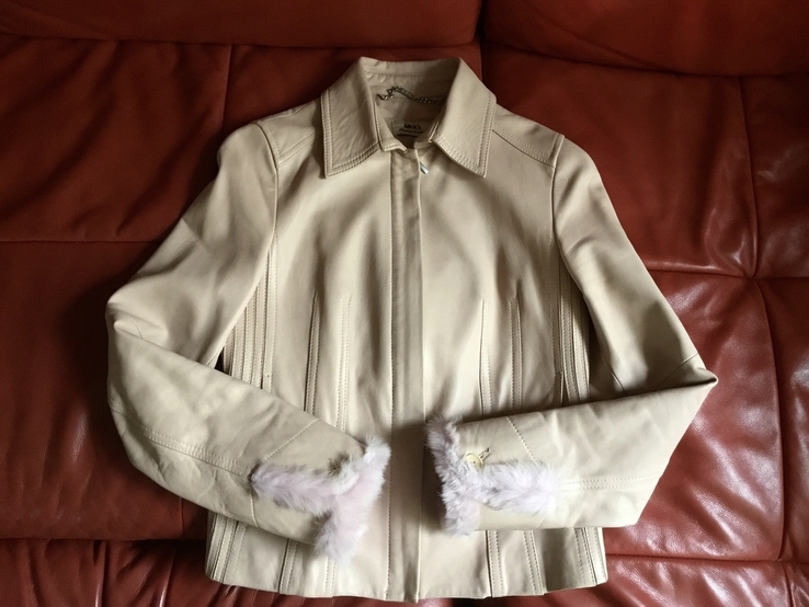 Куртка из натуральной кожи и меха Mango, р.S, photo number 3