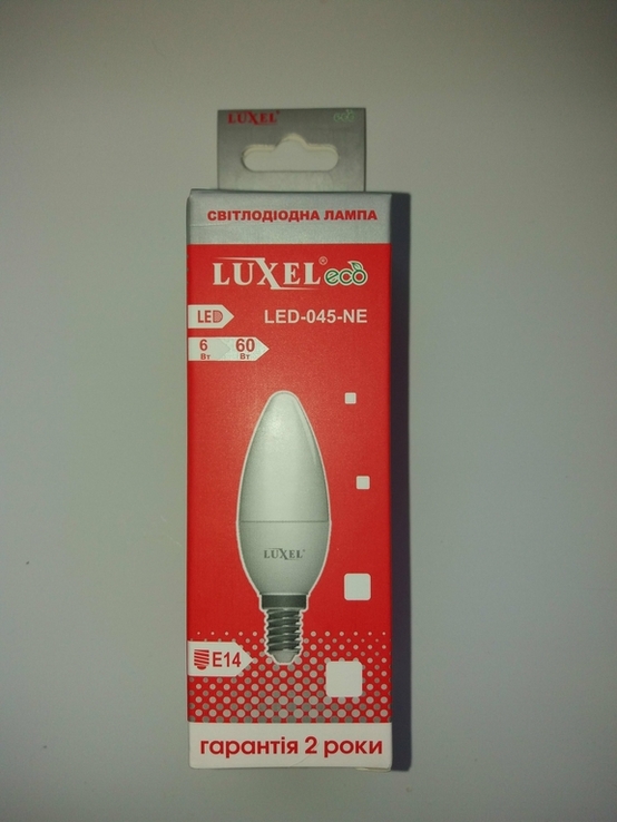 Светодиодная лампа"LUXEL" 6вт. в лоте 10шт.