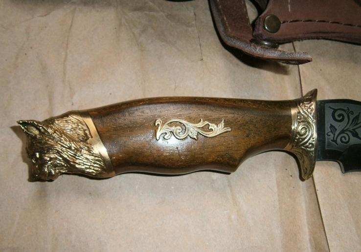Новый охотничий нож "Рысь" (Ручная работа), фото №5