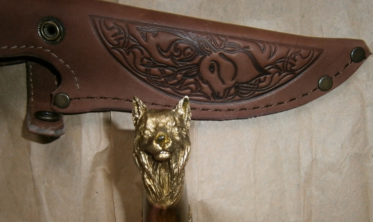 Новый охотничий нож "Рысь" (Ручная работа), numer zdjęcia 12