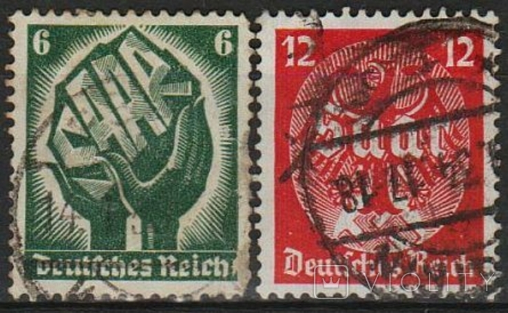 1934 - Рейх - Саар Mi.544-45