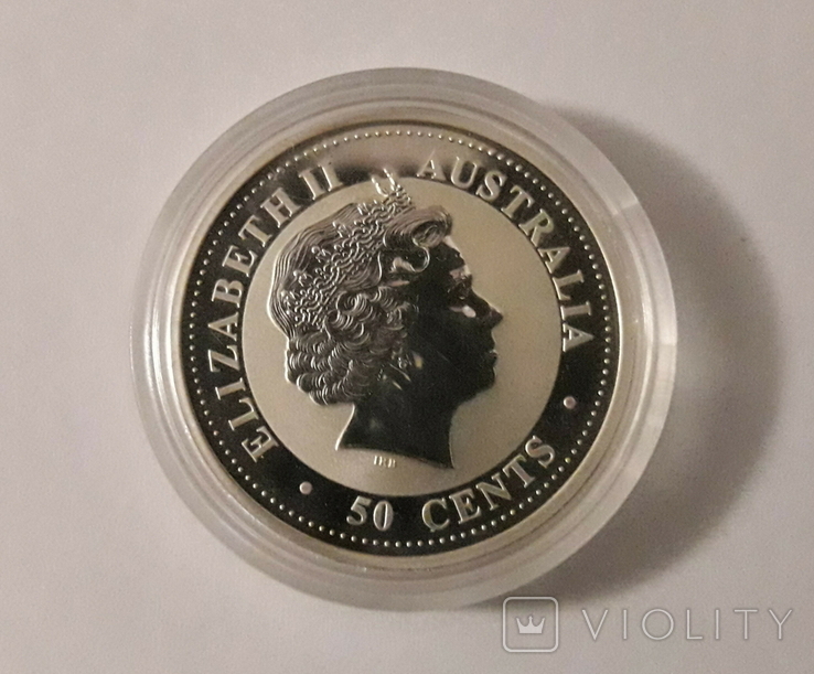 50 центов Австралия, серебро, фото №2