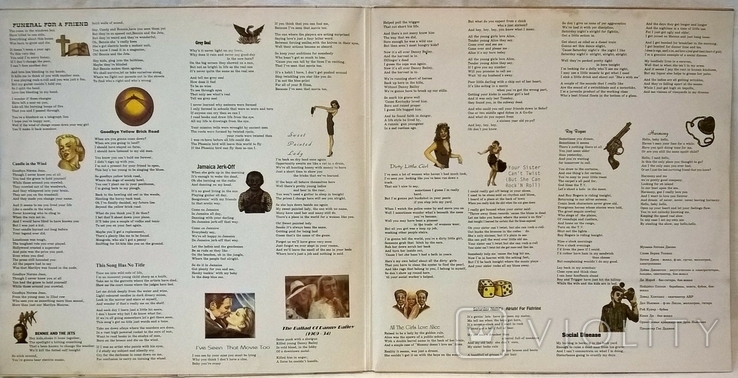 Elton John - Goodbye Yellow Brick Road - 1973. (2LP). 12. Vinyl. Пластинки. Russia, фото №4