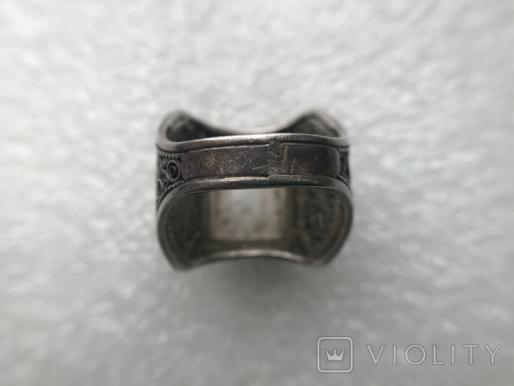 Кольцо перстень серебро скань, фото №9