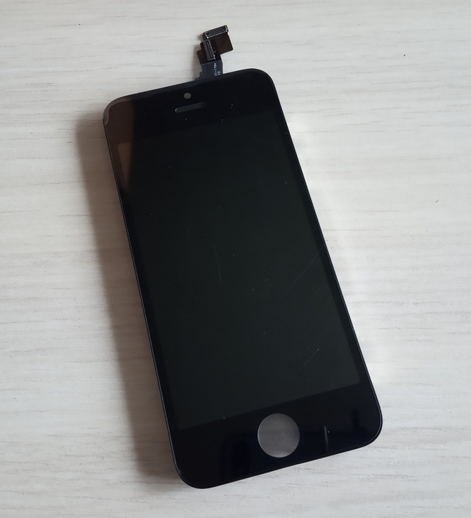 Дисплей экран с тачскрином сенсором Apple iPhone 5C черный, photo number 2