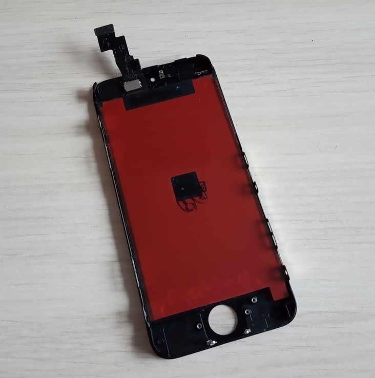 Дисплей экран с тачскрином сенсором Apple iPhone 5C черный, numer zdjęcia 3